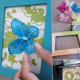 Wonderful DIY Beautiful Butterfly Frame Wall Art