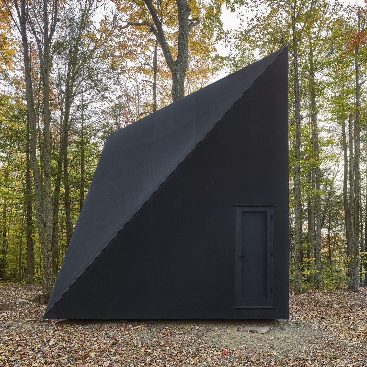 A45 | Tiny Triangular Cabin in New York by BIG