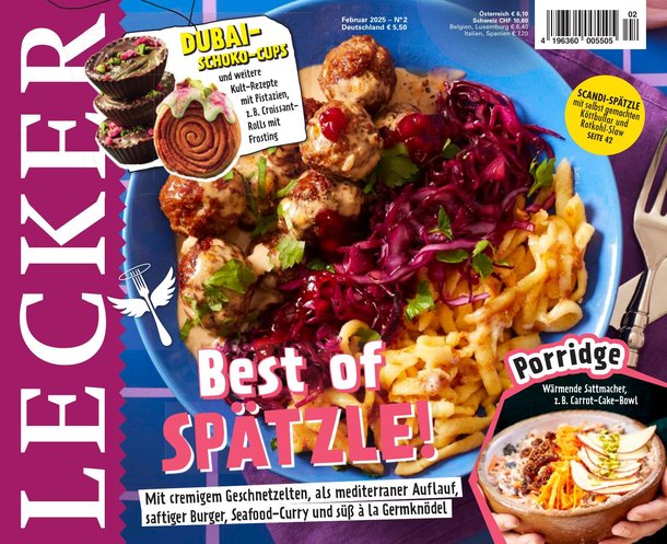 Cover der aktuellen Lecker Ausgabe