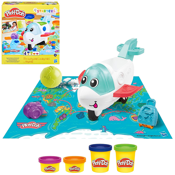 Đồ Chơi Bột Nặn Máy Bay Hình Học - Playdoh F8804