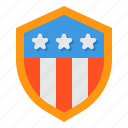 shield, badge, america, independence, day, 4th of july