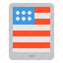 tablet, america, independence, day, usa, 4th of july