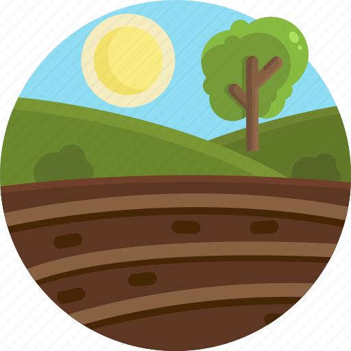 Farming, agriculture, farm, field, nature icon - Download on Iconfinder