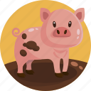 farming, cattle, pig, farm, pork, livestock