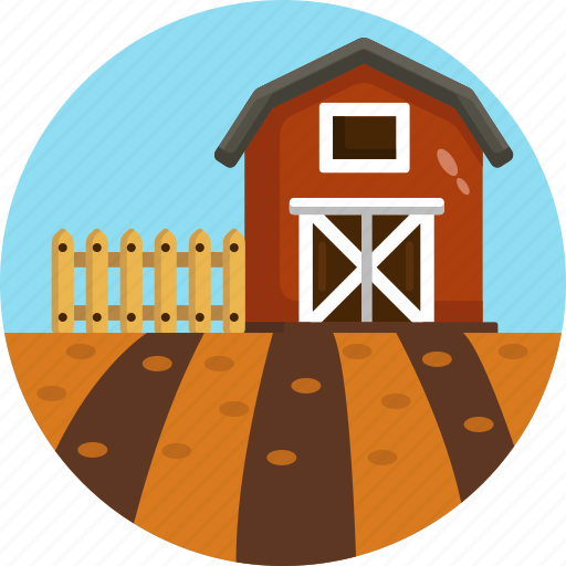 Farming, farm, farmhouse, fense, fence icon - Download on Iconfinder