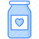 jar, breakfast, conserve, food, jam, strawberry icons