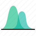 analytics, chart, data visualization, histogram, statistics