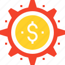 cogwheel, finance, gear, investment, management, money, profit