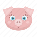 animal, cute, muzzle, penny, pet, pig, toy