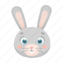 animal, cute, muzzle, rabbit, toy