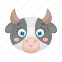 animal, cow, cute, muzzle, pet, toy