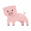 animal, cute, pig, swine, toy