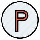 automobile, parking, road, sign, vehicle