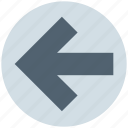 arrow, forward, left, left arrow