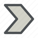 arrow, chevron, direction, right