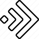 split, diamond, arrow, pointer, point, direction