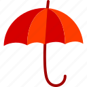 umbrella, autumn, weather, season, protect, rain, red