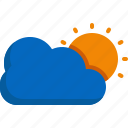 weather, cloud, sun, sunny, cloudy