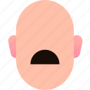 adult, avatar, bald, character, old, ted, uncle