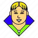 account, avatar, blond, man, person, profile, user