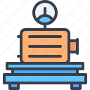 luggage, weight, scale, airport, suitcase