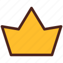 achievement, king, crown, award