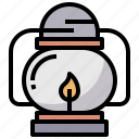 camping, candle, fire, lamp, lantern, light, oil