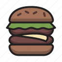 burger, cheeseburger, cook, cooking, fastfood, food, hamburger