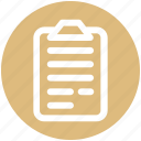 clipboard, contract, documents, file, papers, sheet