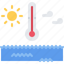 temperature, water, sun, summer, travel