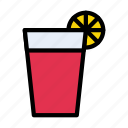 beverage, glass, juice, lemon, soda