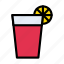 beverage, glass, juice, lemon, soda 