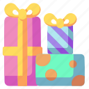 present, gift, celebration, box, surprise