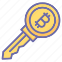 bit, bitcoin key, coin, finance, key, money