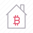 bank, bitcoin, crypto, house, money