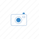 blue, photo, camera, shot