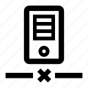 data, database, disconnected, hosting, offline, server, tower