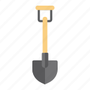 agricultural, build, dig, garden, shovel, spade, tool