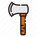 axe, builder, building, construction, tools, wood, work