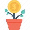 finance, growth, investment, money plant, profit