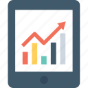 analytics, graph, infographic, mobile, mobile graph