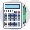 accounting, adding machine, calculator, estimator, financial