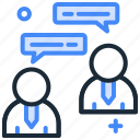 chat, communication, conference, discussion, group discussion, meeting