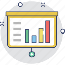 analytics, chart, graph, presentation, training