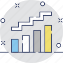 bar, bar chart, chart, growth, stats