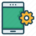 configure, gear, phone, preference, setting