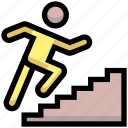 business, financial, going, people, stairs, up