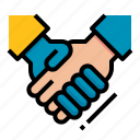 deal, hand, handshake, partner