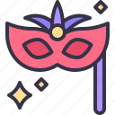 mask, carnival, eye, costume, party