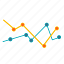 chart, graph, investment, map, point, report, stocks